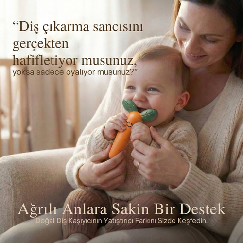 ZENİTH - Diş Çıkartma Dönemi Destekçisi Saf Kauçuk İlk Isırık Oyuncağı