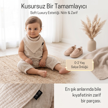 Zenith Müslin 4 Katlı Salya Önlüğü