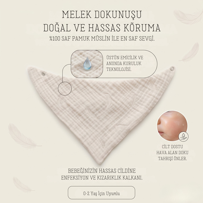 Zenith Müslin 4 Katlı Salya Önlüğü