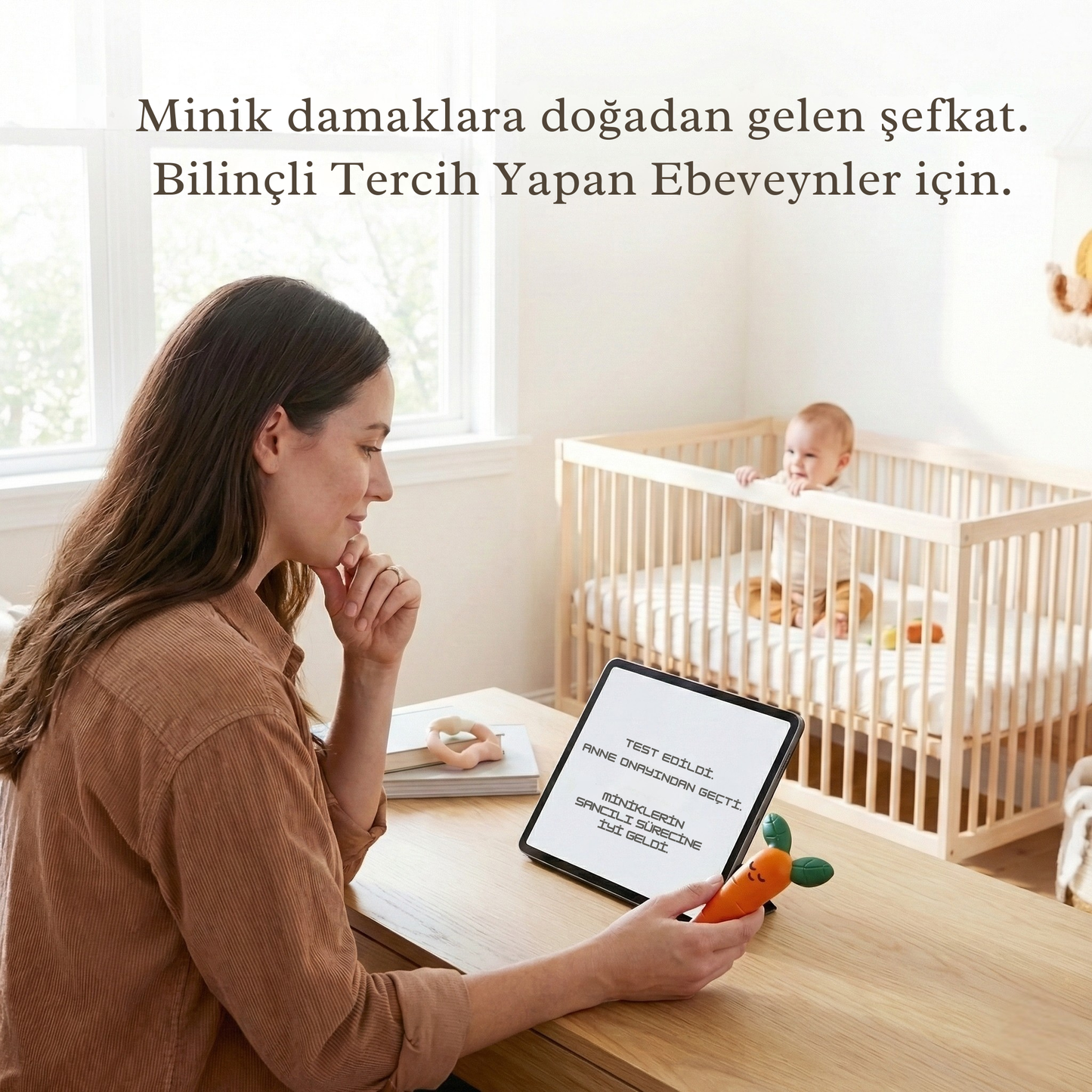 ZENİTH - Diş Çıkartma Dönemi Destekçisi Saf Kauçuk İlk Isırık Oyuncağı